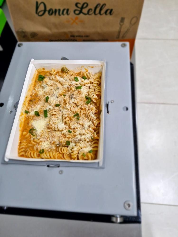 MACARRÃO CREMOSO COM TIRINHA DE CARNE